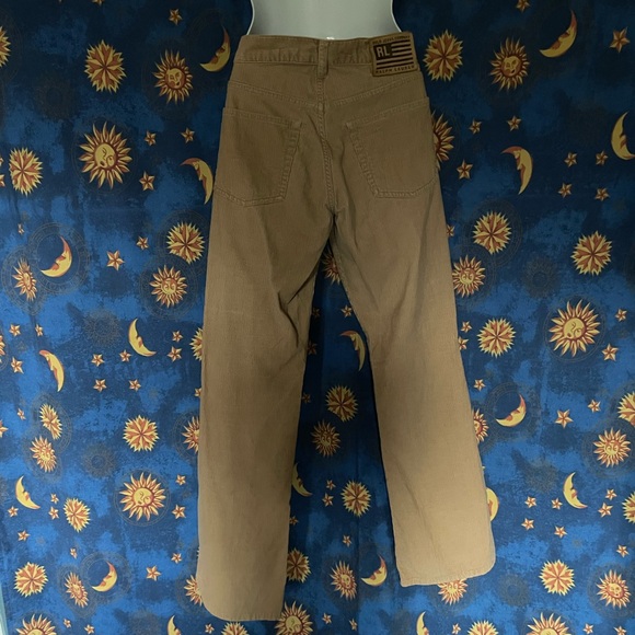 Vintage Y2K Polo Ralph Lauren tan low rise corduroy pants - Picture 13 of 14